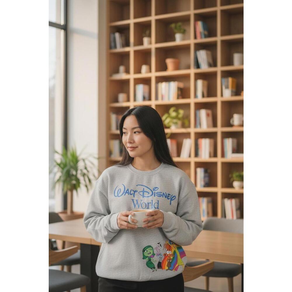 Disney 'Inside Out' Character Sweatshirt - Size Large - NWT - Picture 2 of 4